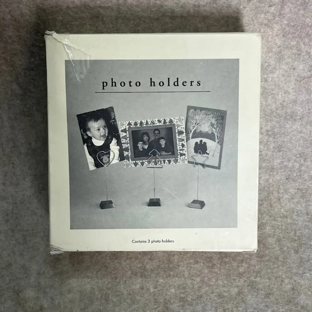 Metal Frame Photo Holder Set of‎ 3